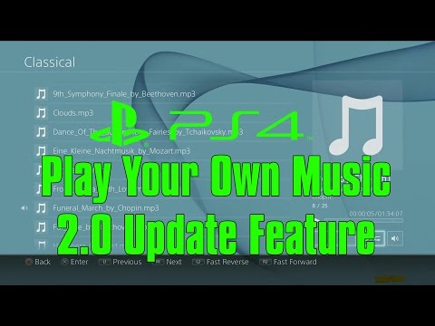 How To Play Your Own Music On PS4 During Gameplay PS4 2.0 Update Masamune PS4 tip How To Play Your Own Music On PS4 During Gameplay PS4 2.0 Update Masamune PS4 tip