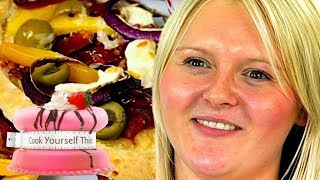 How To Make A 'Skinny' Pizza 🍕| Cook Yourself Thin UK S1 EP2 | Weight Loss Show Full Episodes