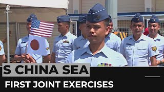 South China sea: Philippines, US & Japan hold joint drills