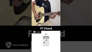 How To Play The F7 Chord On Guitar - Guvna Guitars