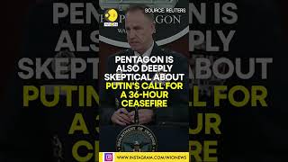 Why is Pentagon skeptical over Putin's call for ceasefire? | WION Shorts