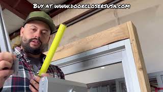 How To Install A Falcon or Doromatic 9-1/16 in. x 3/4 in. Door Closer | Step By Step Guide