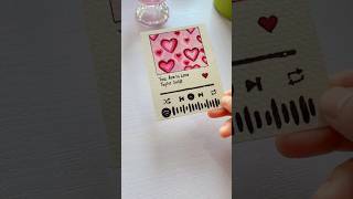 Heart Spotify Card | cute gift idea #diy #giftideas #painting #craft #shorts #subscribe