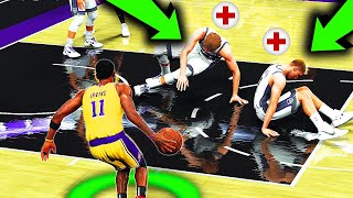 LAKERS KYRIE IRVING FIRST EVER GAME! 2,000 ANKLE BREAKERS In 10 Minutes Just BROKE NBA 2K..