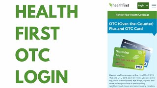 Healthfirst OTC Login: Card Balance, APP, Payment, Catalog ⏬👇