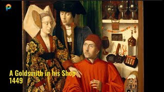 A Goldsmith in his Shop, Petrus Christus, Netherlandish, 1449