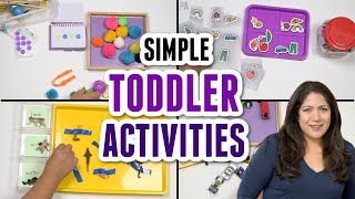 Easy TODDLER ACTIVITIES to Entertain a 2-3 Year Old at Home