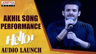 Akhil Song Performance @ HELLO! Movie Audio Launch | Akhil Akkineni, Kalyani Priyadarshan