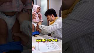 Bebeği Ağlatmadan İğne Yapan Doktor 💉 👶