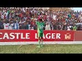 SimbaBhora fans entertained by Mr Shamva VASILLI KAWE after beating Highlanders at home