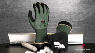 Radians RWG533 AXIS™ Cut Protection Foam Nitrile Coated Glove