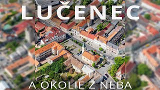 Lučenec a okolie z neba