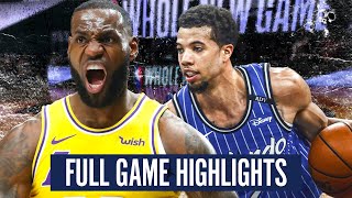 LA LAKERS vs ORLANDO MAGIC - FULL GAME HIGHLIGHTS | 2019-20 NBA Season
