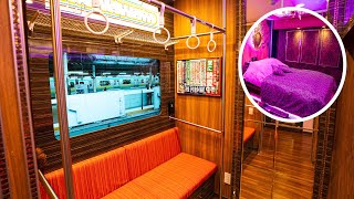 Staying at Train Room in Japanese unique Love Hotel | Tokyo Japan | Solo Travel