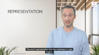 TWO MEANINGS OF THE WORD REPRESENTATION