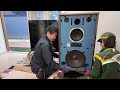 ケンリックサウンド・オーソドックスレストア版 jbl 4343a　大石様宅へ　speakers delivery so smooth sounds even orthodox restoration