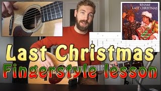Last Christmas | Fingerstyle Guitar Lesson with Tabs