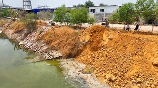 Wonderful How Bulldozer D31P Took Over This Landfill & Nailed It, Clear by Dump Truck 5TonUnloading