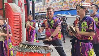 2023 Hungry Ghost Festival Lion Dance Drumming Performance #惹蘭亞羅盂蘭勝會 @ Jalan Alor #雪隆誠毅龍獅體育會