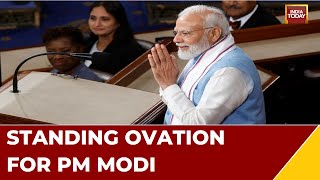 PM Modi Walks In To Loud Cheers And Claps | 'Modi Modi' Chants Echo In US Congress