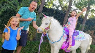 Following Mystery Clues to Find Real Unicorn! New Pet???