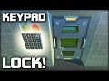 Building a Door Lock With a Number Keypad! (Scrap Mechanic Gameplay)