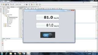 Digital Speedometer in JAVA