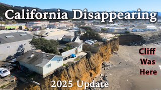 Pacifica California.  Coastal erosion.  California erosion,  2025 Update