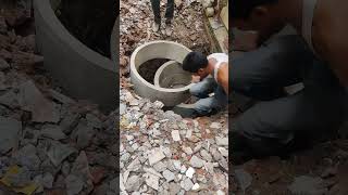 Making of Rainwater harvesting Sump #heavylifting #construction #water #conservative