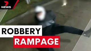 Gang of thieves tracked down and body slammed at Gold Coast vape shop | 7NEWS