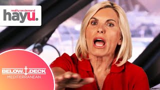 Nearly CRASHING a Superyacht | Season 5 | Below Deck Mediterranean