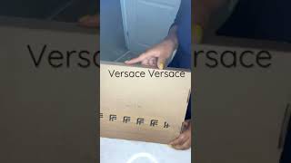 MY FIRST FARFETCH UNBOXING || VERSACE VERSACE #shorts ||  VERSACE SLIDES || LUXURY UNBOX WITH ME