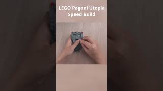 LEGO Pagani Utopia Speed Build #shorts #lego #pagani #car