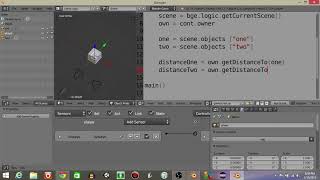 UPBGE - Setting Camera Based Off Distance Python