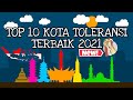 Peringkat Terbaru! TOP 10 Kota Toleransi Terbaik di Indonesia 2021