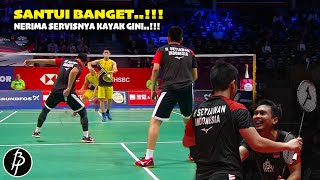 Legend Memang Beda..! Ketika Mohammad Ahsan Main Santai, Skill Epic Bermunculan