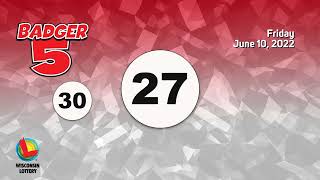 Wisconsin Lottery Evening Draw 06/10/2022
