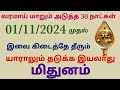 தமிழில் மிதுனத்தில் மாத ஜாதகம் | தமிழில் மிதுனம் நவம்பர் மாதம் மிதுன ஜாதகம்