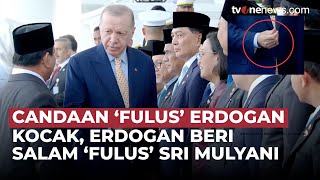 Curi Perhatian, Erdogan Berkelakar Beri Salam ‘Fulus” Usai Jabat Tangan Sri Mulyani | OneNews Update