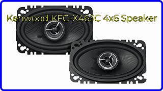 REVIEW (2024): Kenwood KFC-X463C 4x6 Speaker. ESSENTIAL details.