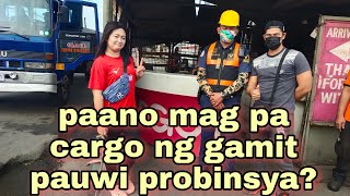 Balik probinsya- paano mag pa cargo ng gamit sa 2go pauwi ng probinsya?..