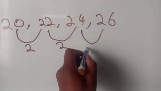 grade 7 number pattern constant difference