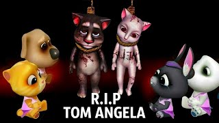 R.I.P TOM and ANGELA 😭 - My Talking Tom Friends - AMONG US