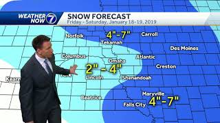 Cloudy and dry Thursday, Winter Weather Advisory in effect Friday