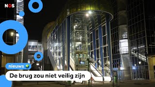 Brug dicht in Zoetermeer vanwege instortingsgevaar