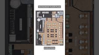 Restaurant floorplan evolution