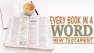 Every Book in a Word; Matthew; Wednesday September 23, 2020