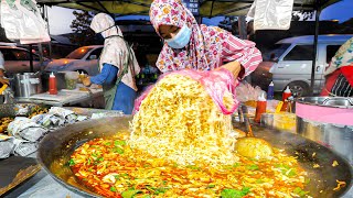 $0.49 BIGGEST and CHEAPEST Street NOODLES in the WORLD! + BEST MALAY Street Food