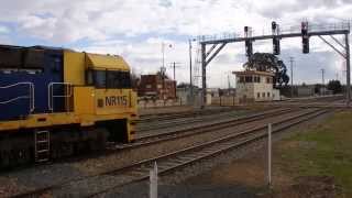 Junee Trains NR115, AN4, DL40, 9317 \u0026 NR36 with 3MB2