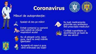 Coronavirus - masuri de autoprotectie